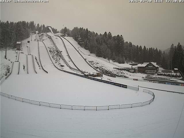 Archiv Foto Webcam Schanzenzentrum im Schwarzwald