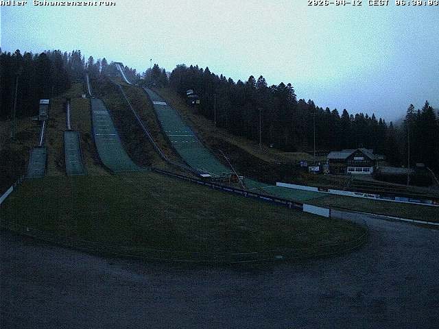 Archived image Webcam Ski jump centre (Black Forest)