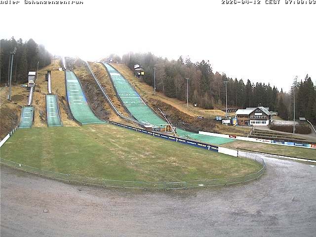 Archived image Webcam Ski jump centre (Black Forest)