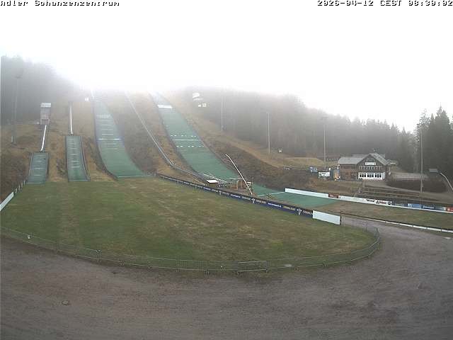 Archived image Webcam Ski jump centre (Black Forest)