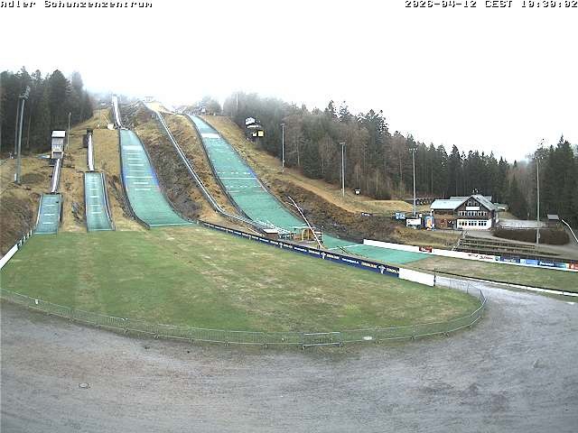 Archived image Webcam Ski jump centre (Black Forest)