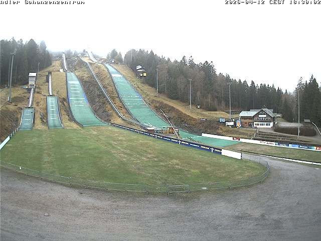 Archived image Webcam Ski jump centre (Black Forest)