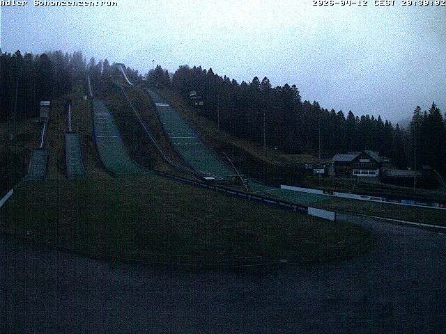 Archived image Webcam Ski jump centre (Black Forest)