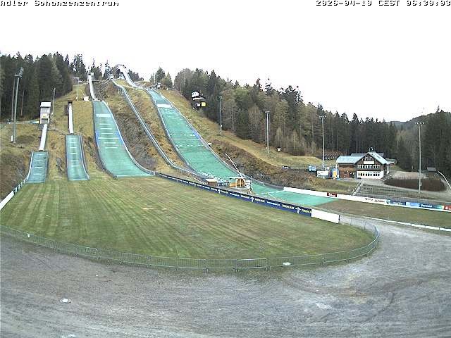 Archived image Webcam Ski jump centre (Black Forest)