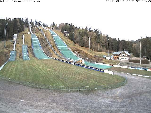 Archived image Webcam Ski jump centre (Black Forest)