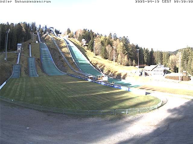 Archived image Webcam Ski jump centre (Black Forest)