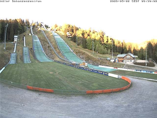 Archived image Webcam Ski jump centre (Black Forest)