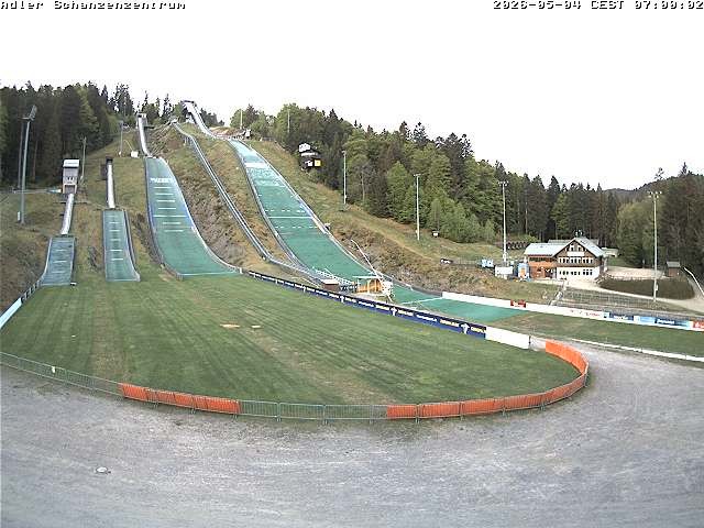 Archived image Webcam Ski jump centre (Black Forest)