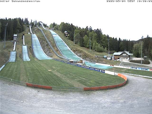 Archived image Webcam Ski jump centre (Black Forest)