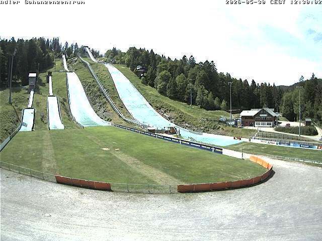 Archived image Webcam Ski jump centre (Black Forest)