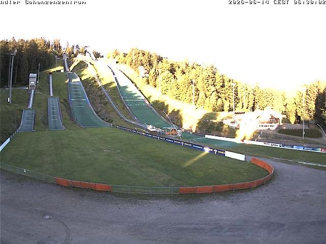 Archived image Webcam Ski jump centre (Black Forest)