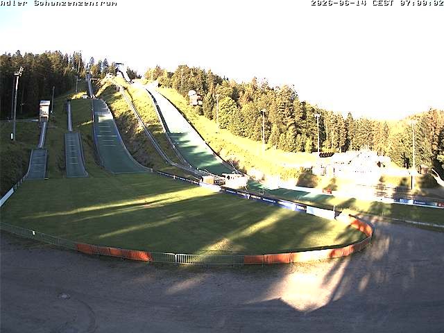 Archived image Webcam Ski jump centre (Black Forest)