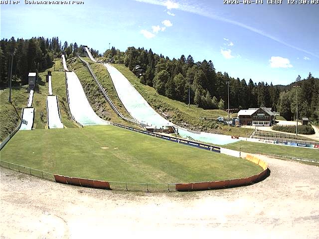 Archived image Webcam Ski jump centre (Black Forest)