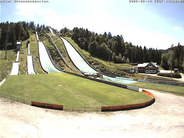 Archived image Webcam Ski jump centre (Black Forest)