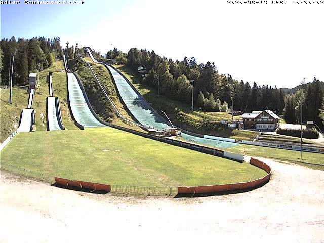 Archived image Webcam Ski jump centre (Black Forest)