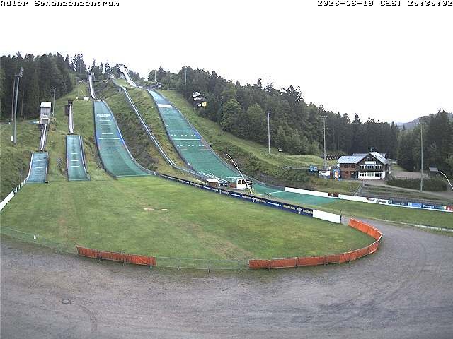 Archived image Webcam Ski jump centre (Black Forest)