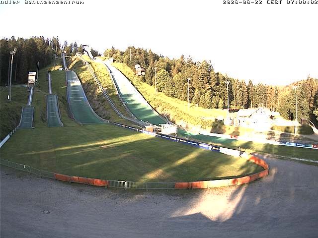 Archived image Webcam Ski jump centre (Black Forest)