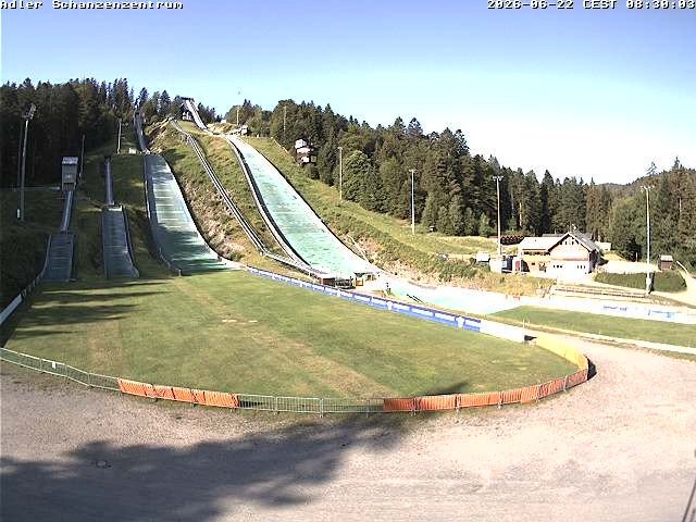 Archived image Webcam Ski jump centre (Black Forest)
