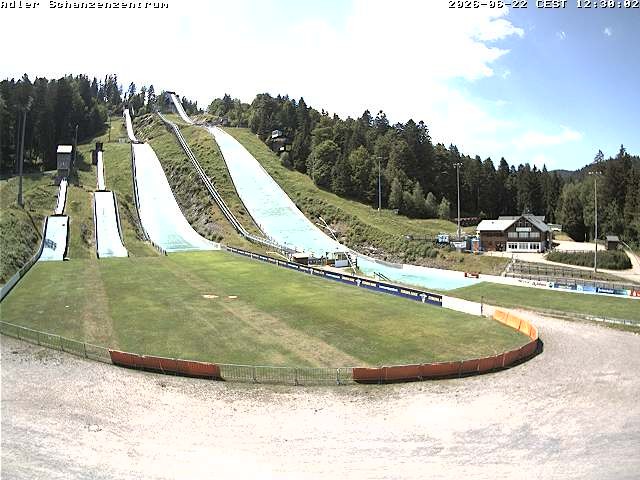 Archived image Webcam Ski jump centre (Black Forest)