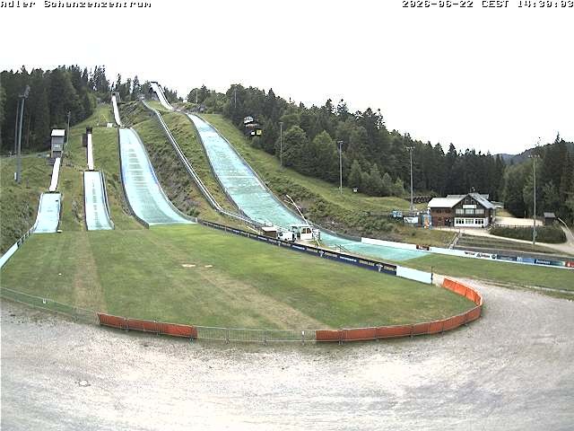 Archived image Webcam Ski jump centre (Black Forest)