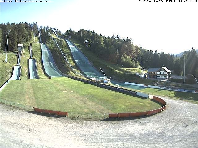 Archived image Webcam Ski jump centre (Black Forest)
