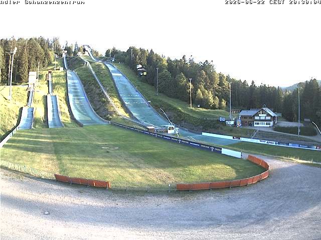 Archived image Webcam Ski jump centre (Black Forest)