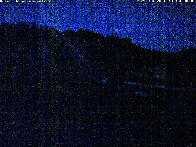 Archived image Webcam Ski jump centre (Black Forest)