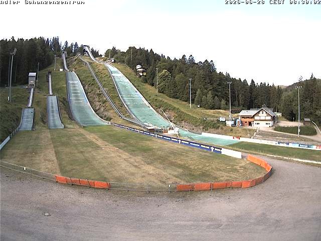 Archived image Webcam Ski jump centre (Black Forest)