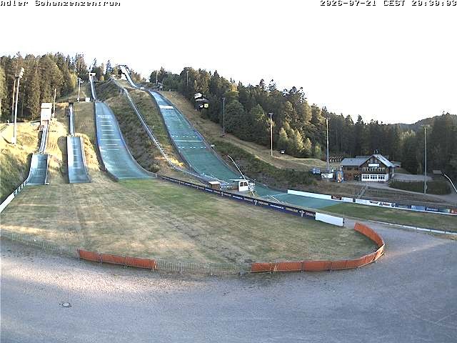 Archived image Webcam Ski jump centre (Black Forest)