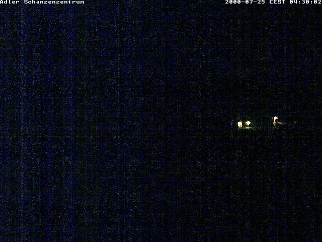 Archived image Webcam Ski jump centre (Black Forest)
