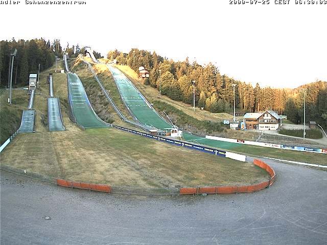 Archived image Webcam Ski jump centre (Black Forest)