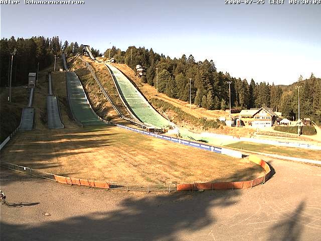 Archived image Webcam Ski jump centre (Black Forest)