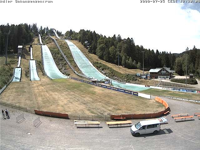 Archived image Webcam Ski jump centre (Black Forest)