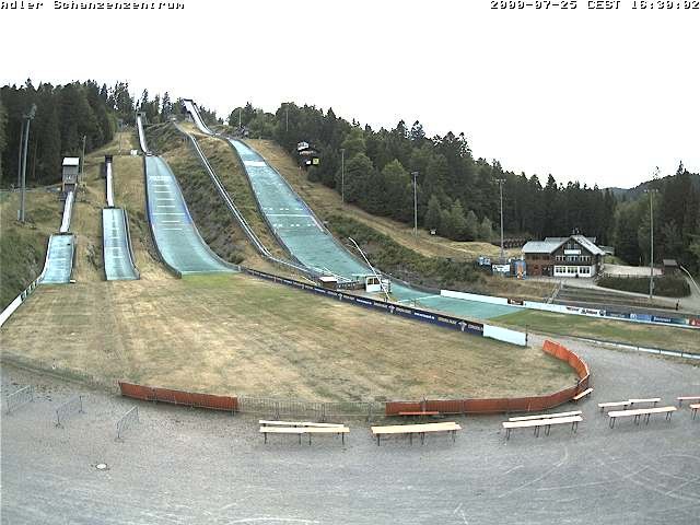 Archived image Webcam Ski jump centre (Black Forest)