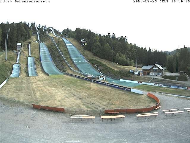 Archived image Webcam Ski jump centre (Black Forest)