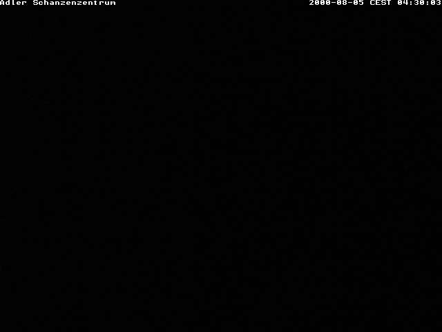Archived image Webcam Ski jump centre (Black Forest)