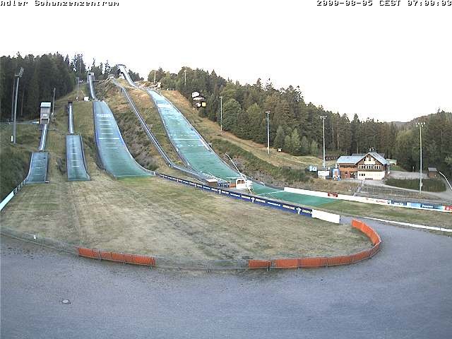 Archived image Webcam Ski jump centre (Black Forest)
