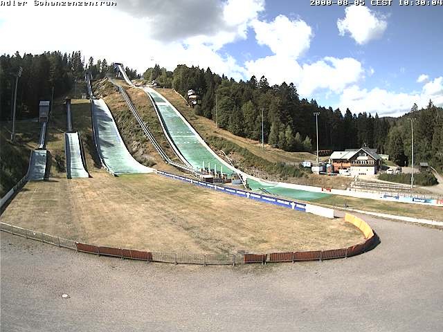 Archived image Webcam Ski jump centre (Black Forest)