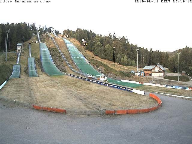Archived image Webcam Ski jump centre (Black Forest)
