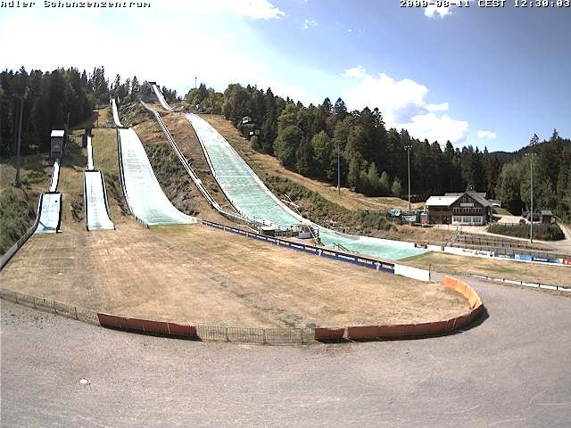 Archived image Webcam Ski jump centre (Black Forest)
