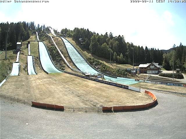 Archived image Webcam Ski jump centre (Black Forest)