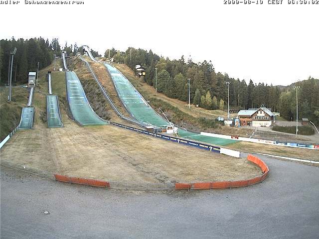 Archived image Webcam Ski jump centre (Black Forest)