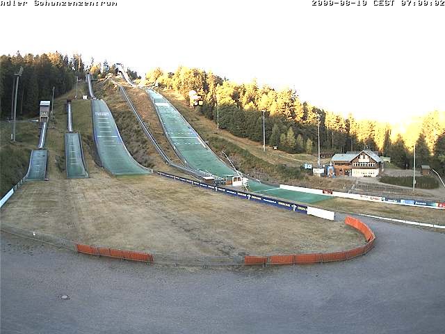 Archived image Webcam Ski jump centre (Black Forest)