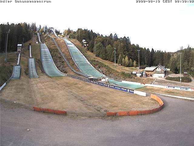 Archived image Webcam Ski jump centre (Black Forest)