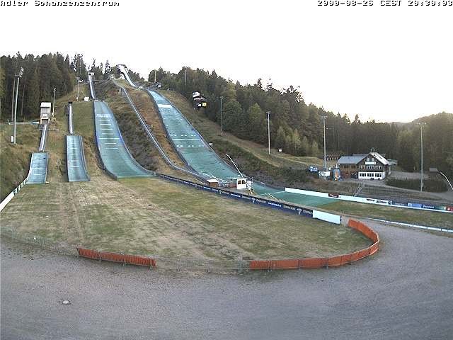 Archived image Webcam Ski jump centre (Black Forest)