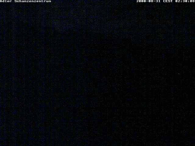 Archived image Webcam Ski jump centre (Black Forest)