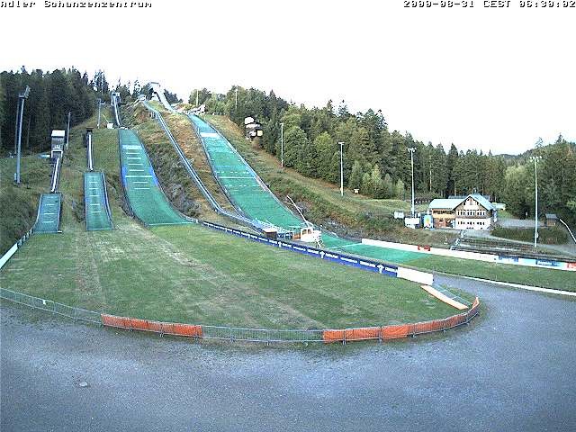 Archived image Webcam Ski jump centre (Black Forest)