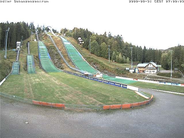 Archived image Webcam Ski jump centre (Black Forest)
