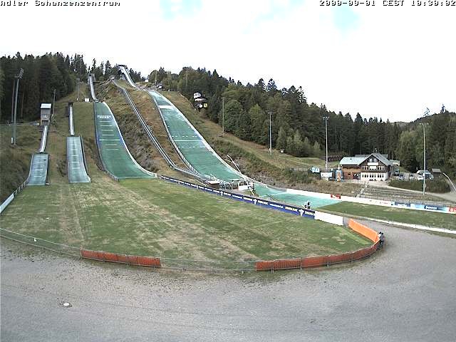 Archived image Webcam Ski jump centre (Black Forest)