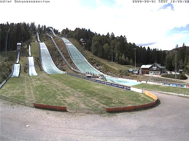 Archived image Webcam Ski jump centre (Black Forest)
